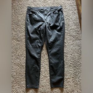 Universal Thread Faux Leather Black Pants size 14/32R